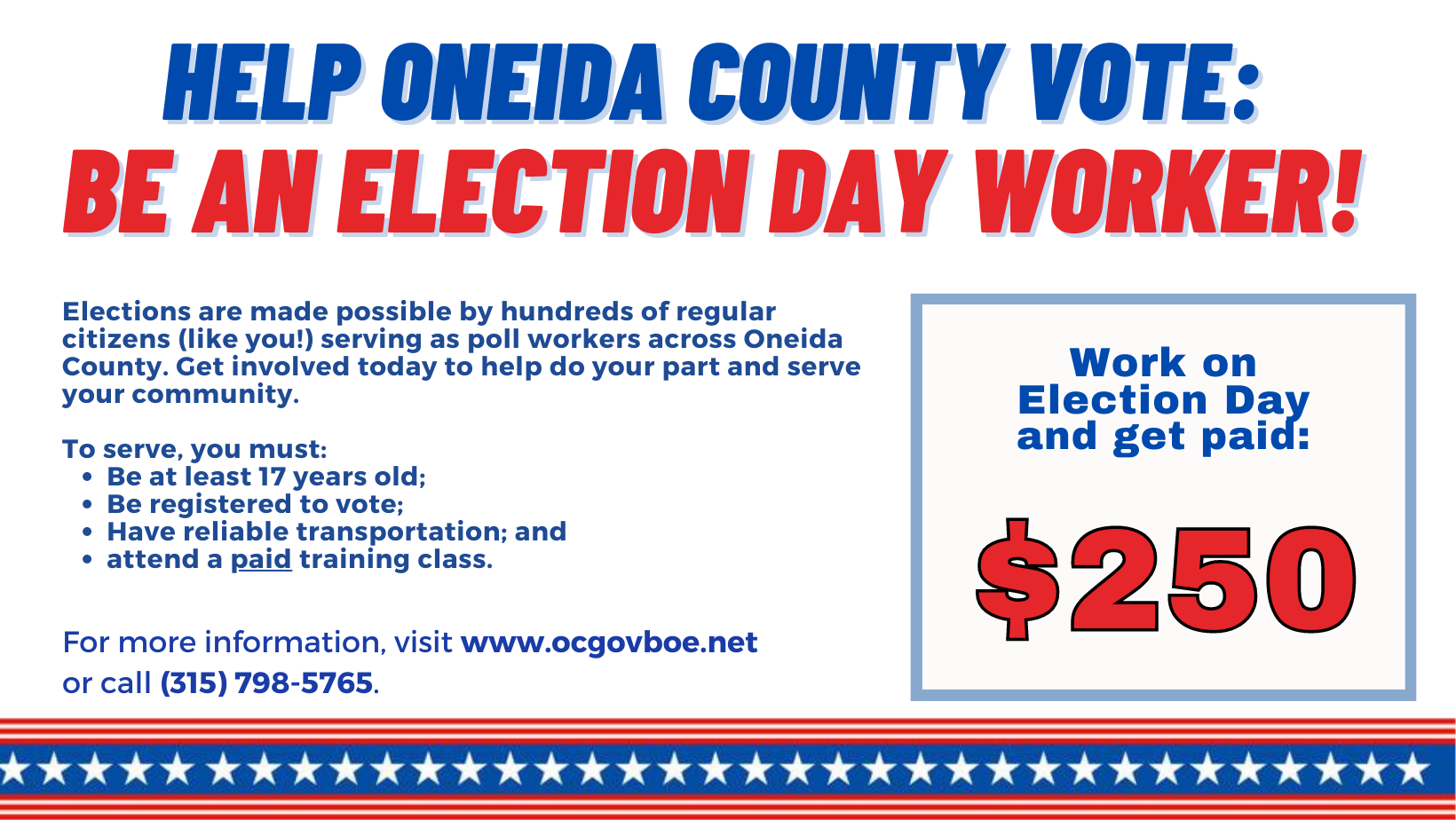 Poll Workers Needed Graphic 2